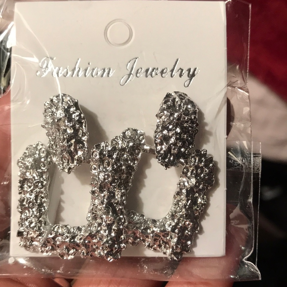 Silver Drop Earrings